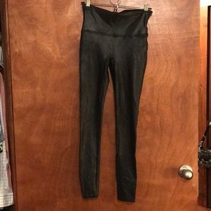 Spanx faux leather leggings